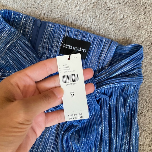 Sabina Musayev Shimmer Maxi Skirt and Top Set - Picture 8 of 8